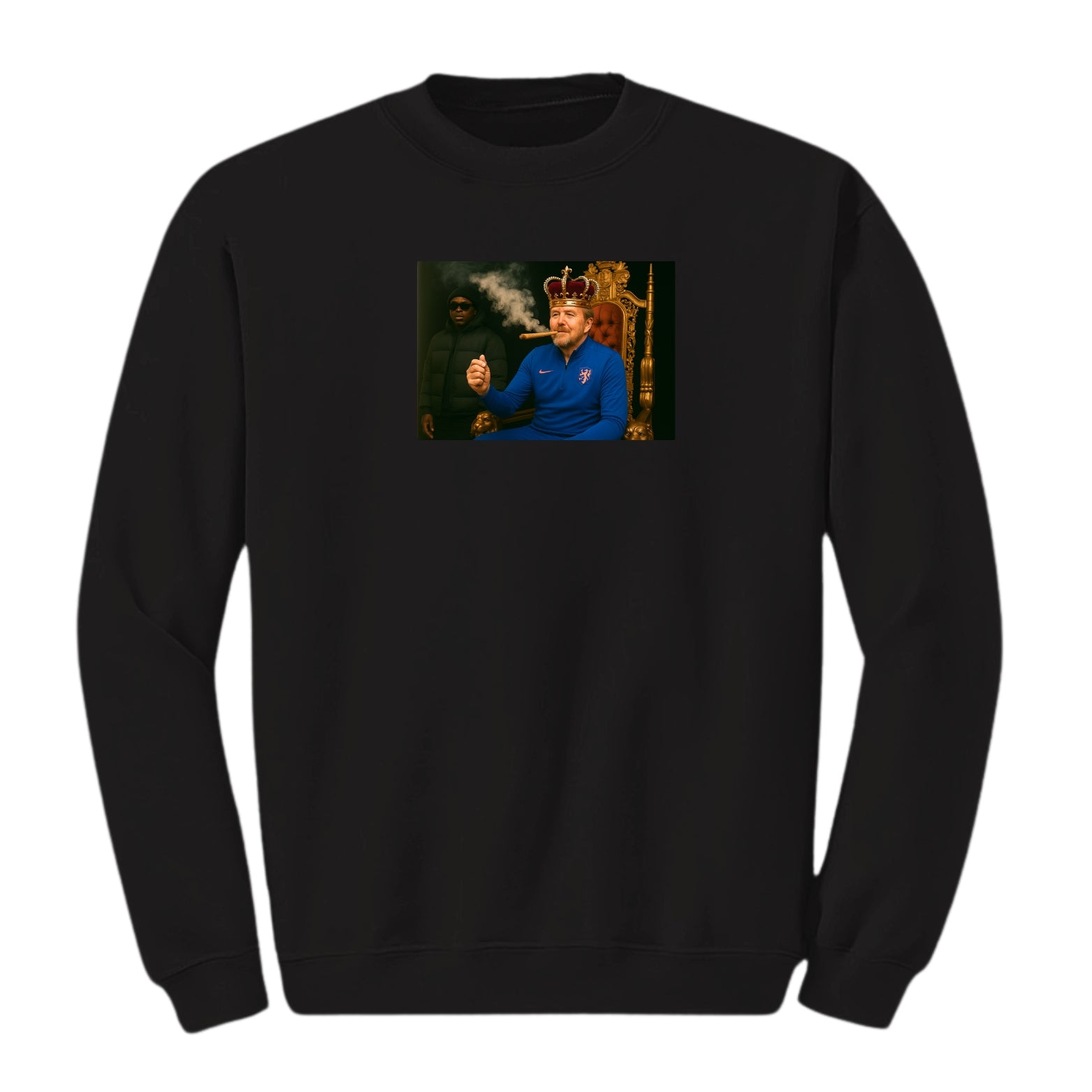 Willem Met Jonko en Kroon Sweater