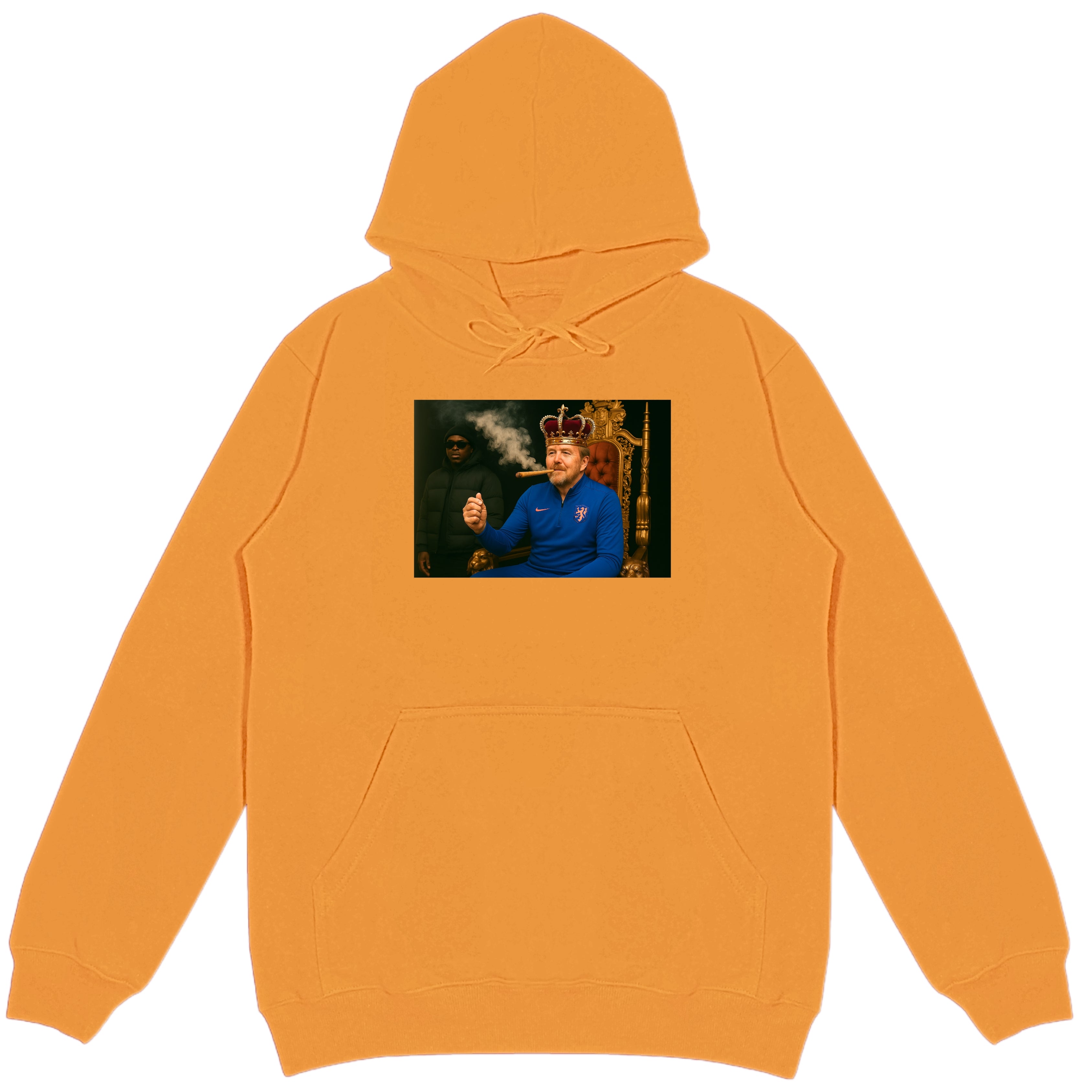 Willem Met Jonko en Kroon Hoodie