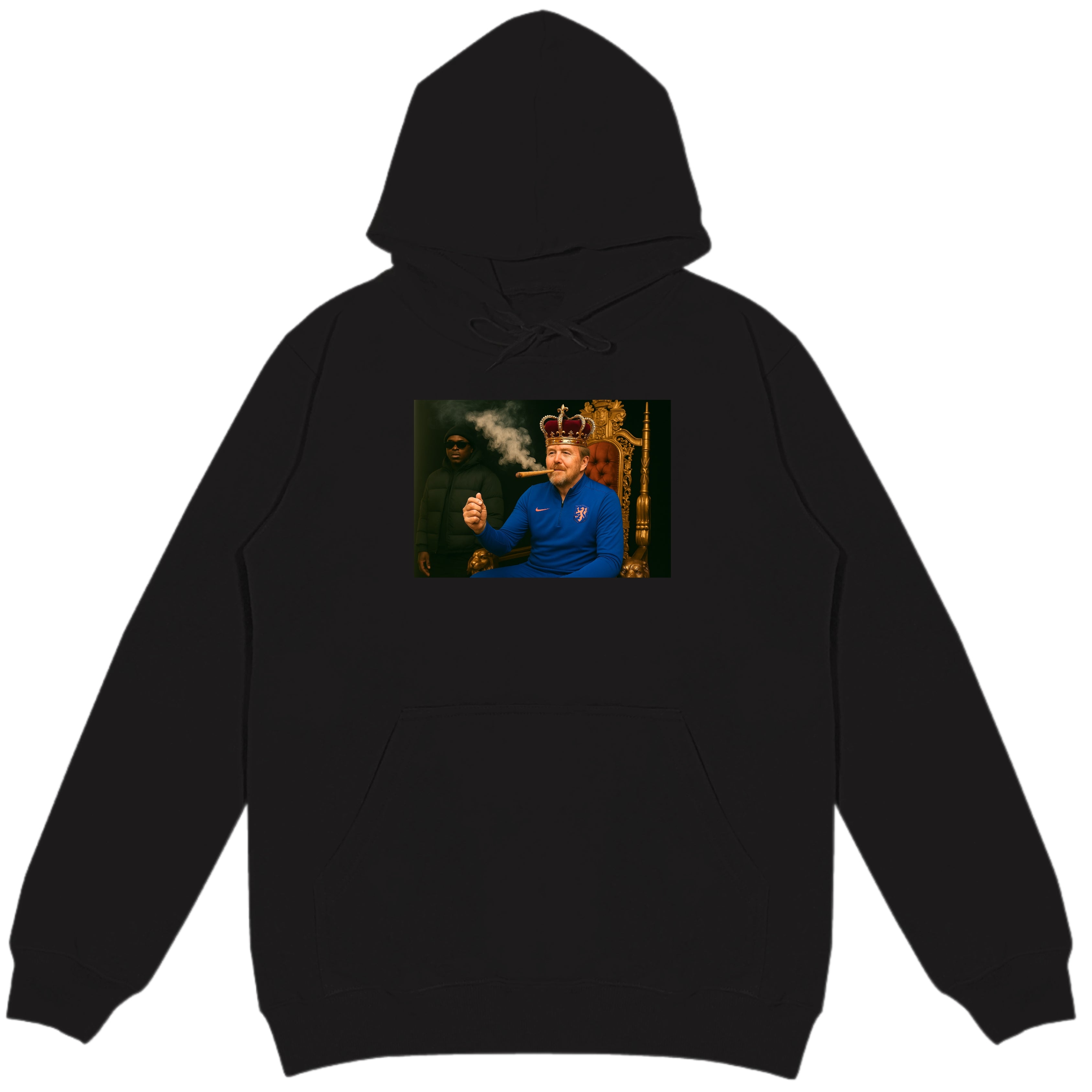 Willem Met Jonko en Kroon Hoodie