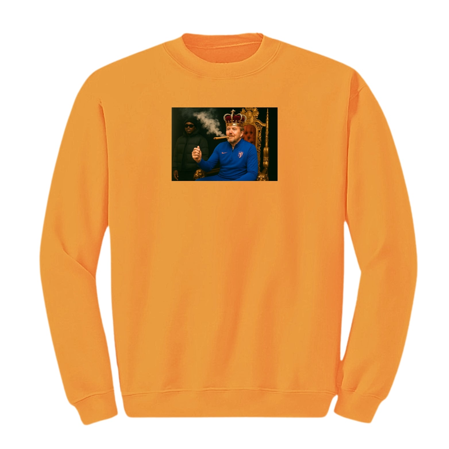 Willem Met Jonko en Kroon Sweater