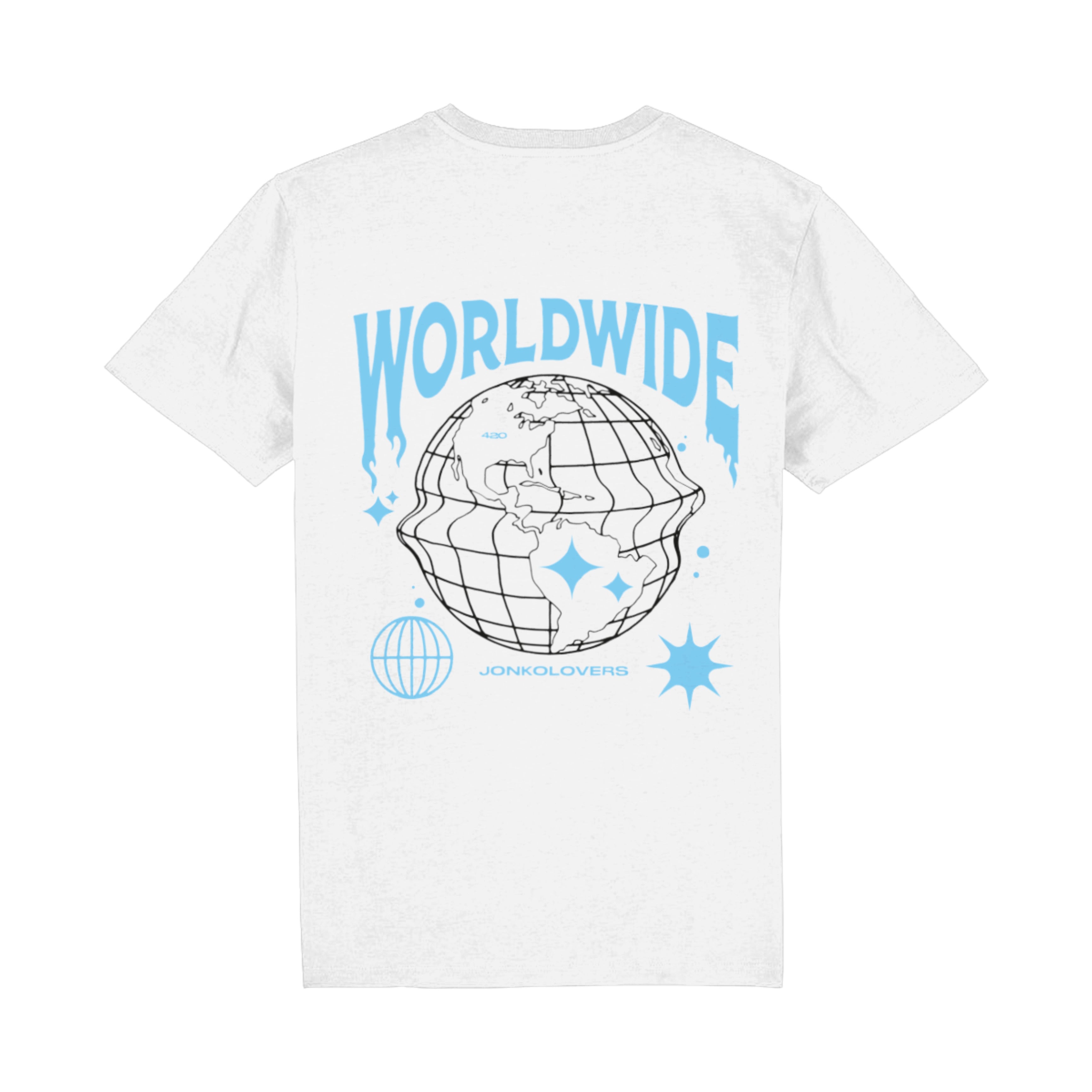 JonkoLovers | Worldwide T-Shirt Wit - JonkoLovers